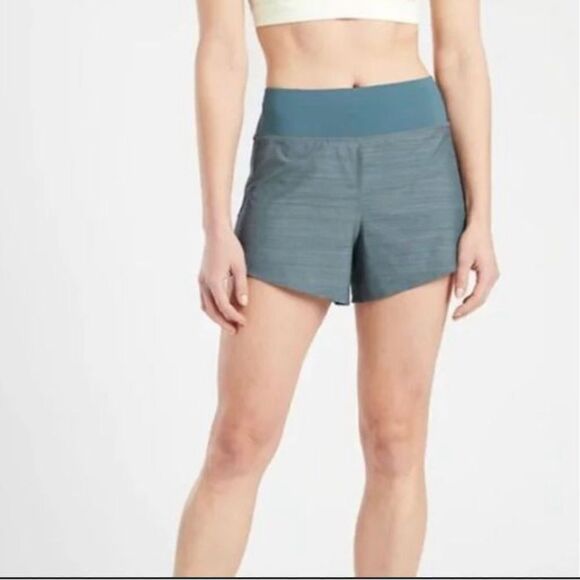 Athleta run with it textured 3.5” shorts space dye 1x running jogging Gorpcore - Picture 2 of 9